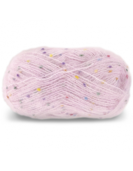 Gjestal Garn Multi Popkorn Rosa