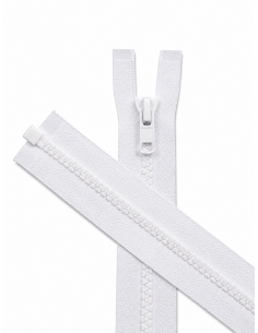 YKK Blixtlås Delbart 6mm 20-90cm Vit 501