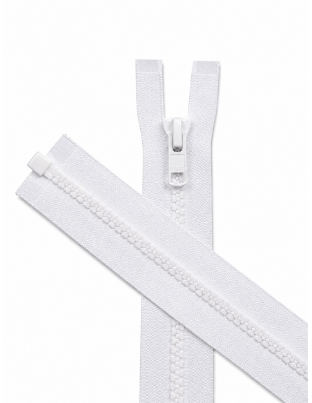 YKK Blixtlås Delbart 6mm 20-90cm Vit 501