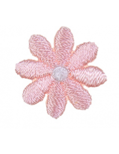 Tygmärke Blomma Mini Ljus Laxrosa