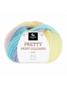 Gjestal Garn Pretty Print Pastell