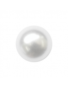 Knapp Pearl Kula Vit 11 & 16mm