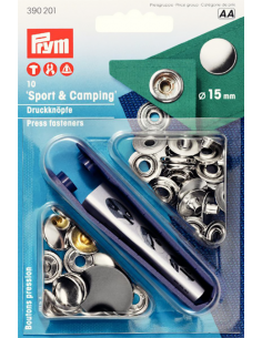 Prym Nittryckknappar Sport&Camping Silver
