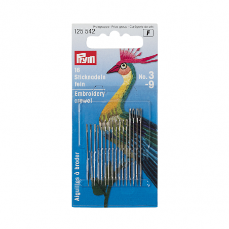 Prym Brodernålar Nr. 3-9