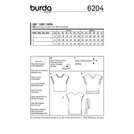 Symönster Burda 6204