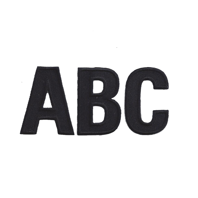 Tygmärke Bokstav ABC