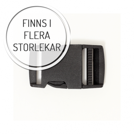 klickspänne, turboklick, rygssäcksspänne