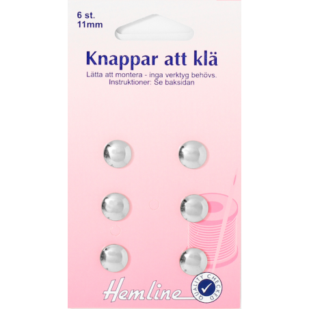 Hemline Knappar Att Klä