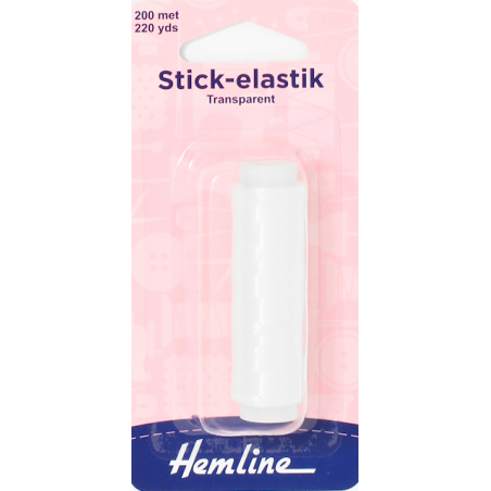Hemline Stick-Elastik Transparent