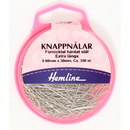 Hemline Knappnålar Extra Långa