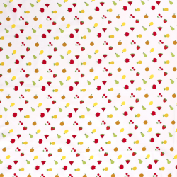 Bomullstyg Fruktmix 2