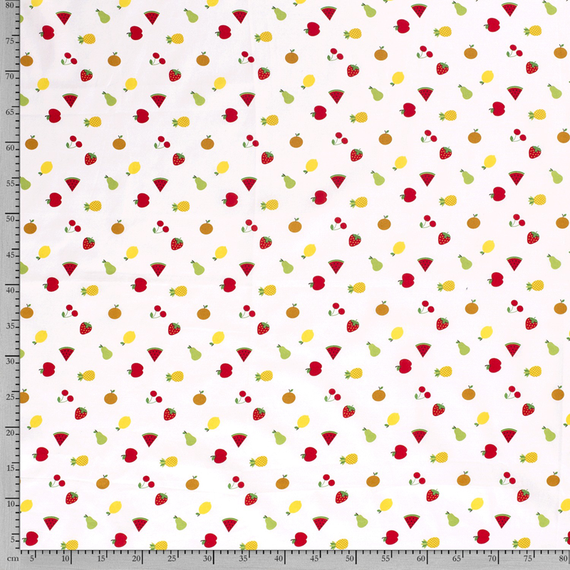 Bomullstyg Fruktmix