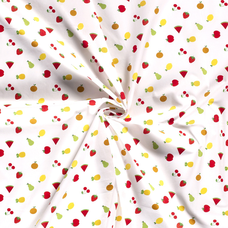 Bomullstyg Fruktmix