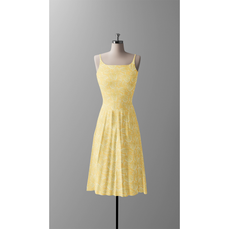 Bomullsjersey Lyckoblad