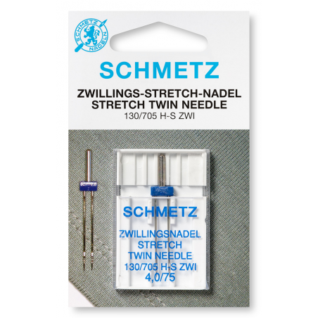 Schmetz Tvillingnål Stretch 4,0/75