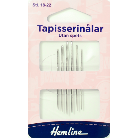 Hemline Tapisserinålar Utan Spets