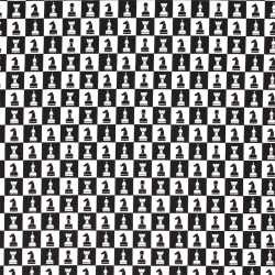 Bomullspoplin Chessboard