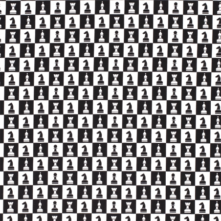 Bomullspoplin Chessboard