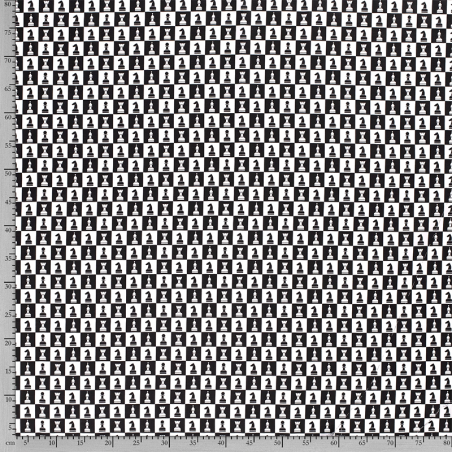Bomullspoplin Chessboard