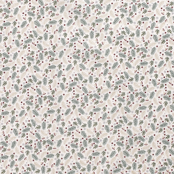 Poplin Gold Print Xmas