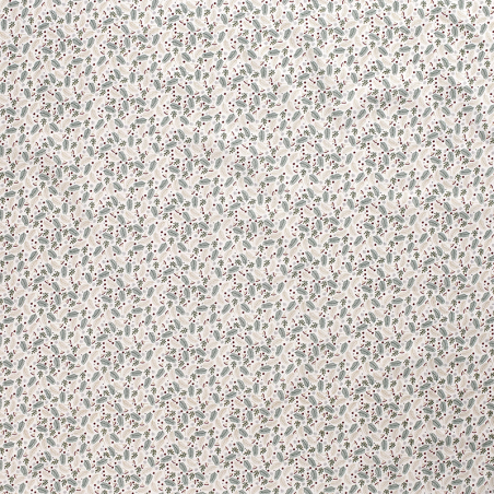 Poplin Gold Print Xmas