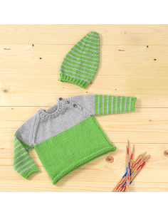 Babytröja i Extrafine 3-12mån