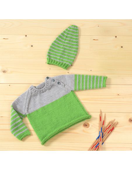 Babytröja i Extrafine 3-12mån