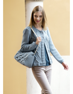 Kofta & Väska i Superwool...