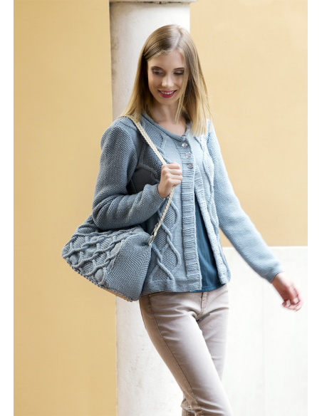 Kofta & Väska i Superwool 38-44