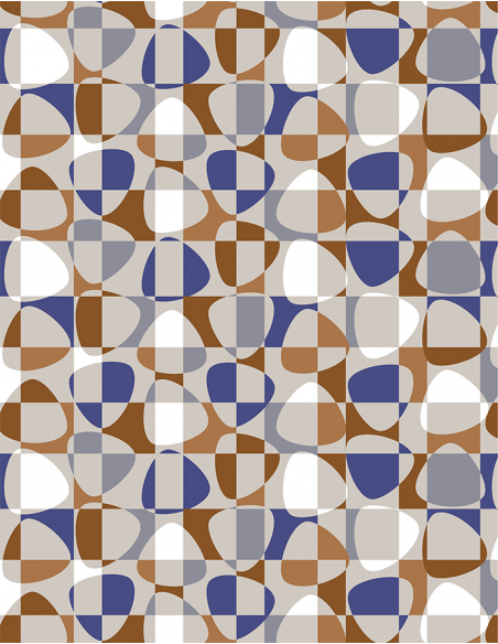 Gardintyg Mosaik