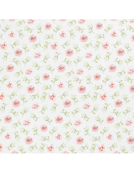 GOTS Bomullsjersey Printed Roses