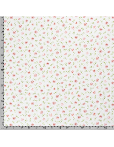 GOTS Bomullsjersey Printed Roses