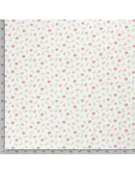 GOTS Bomullsjersey Printed Roses