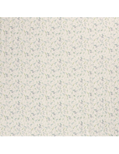 GOTS Bomull Lilac Leafs 2