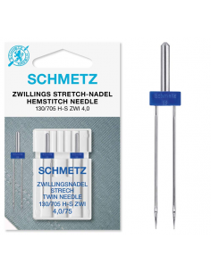 Schmetz Tvillingnål Stretch...