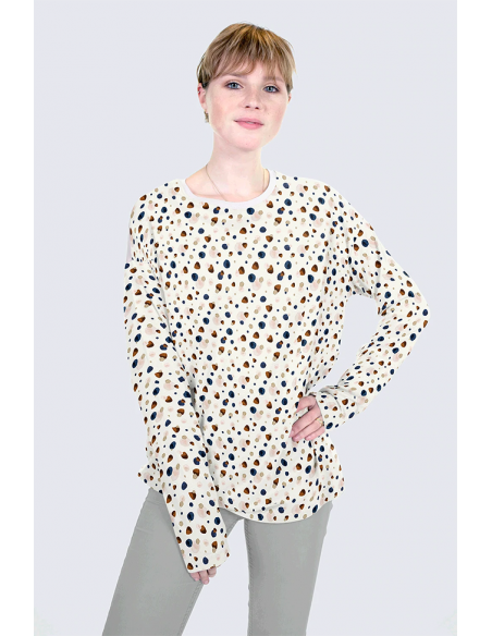 GOTS Bomullsjersey Glam Art