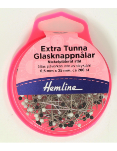 Hemline Tunna Knappnålar...
