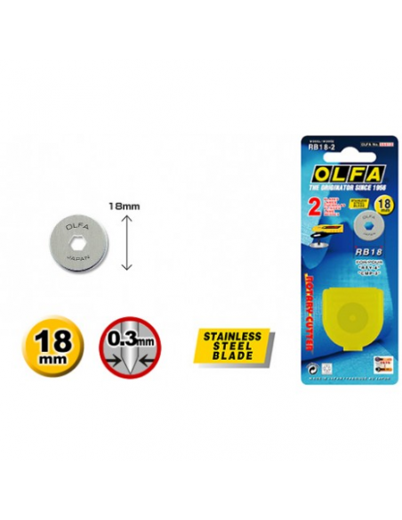 OLFA Knivblad 18mm 2-pack