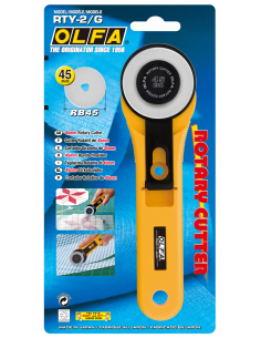 OLFA Rullkniv 45mm Gul