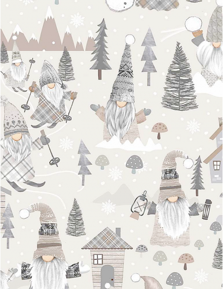 Timeless Treasures Gnome Holiday