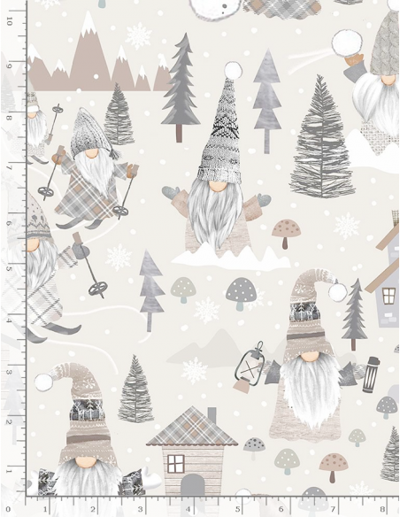 Timeless Treasures Gnome Holiday