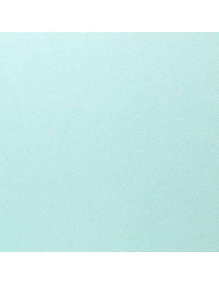 Bomullsjersey Little Spring Dots Mint