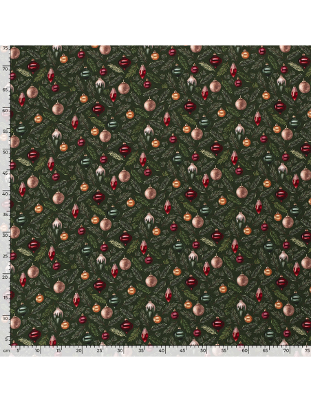 French Terry Christmas Tree Mörkgrön