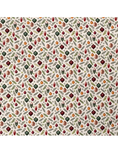 French Terry Christmas Tree Offwhite