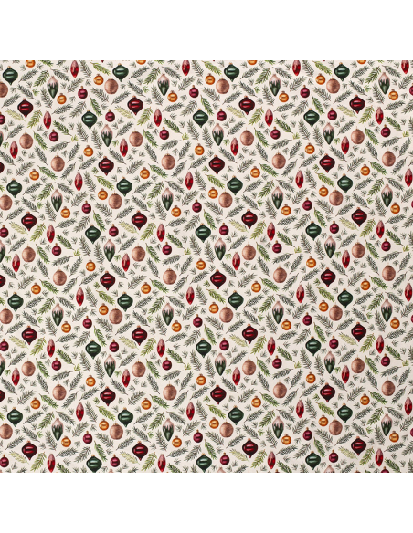 French Terry Christmas Tree Offwhite