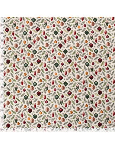 French Terry Christmas Tree Offwhite