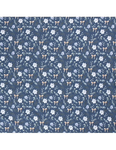 Bomullsjersey Festive Flowers