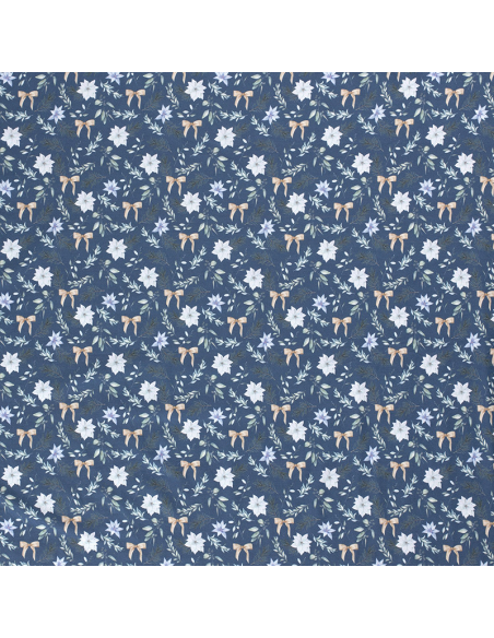 Bomullsjersey Festive Flowers