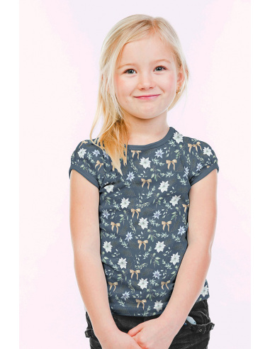 Bomullsjersey Festive Flowers