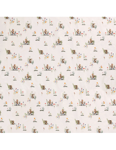 Bomullsjersey Foxes & Bunnies